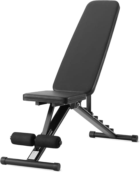 Banc de musculation réglable & pliable Amazon Basics